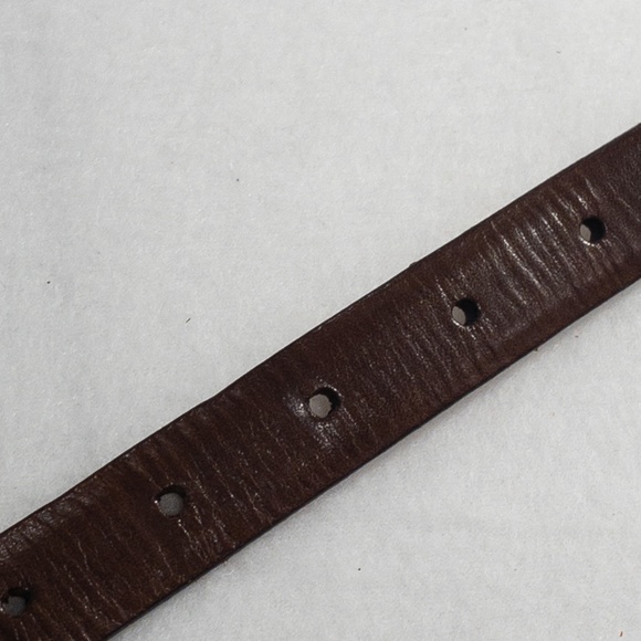 VALMARS Belt Woman's Medium Brown Leather Braided Belt Made In Italy - Picture 10 of 11